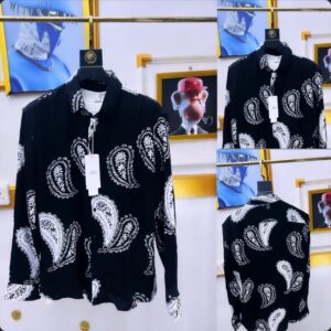 Men's Abstract Pattern Long Sleeve Shirt