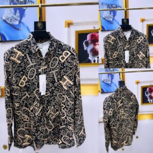 Men's Abstract Pattern Long Sleeve Shirt